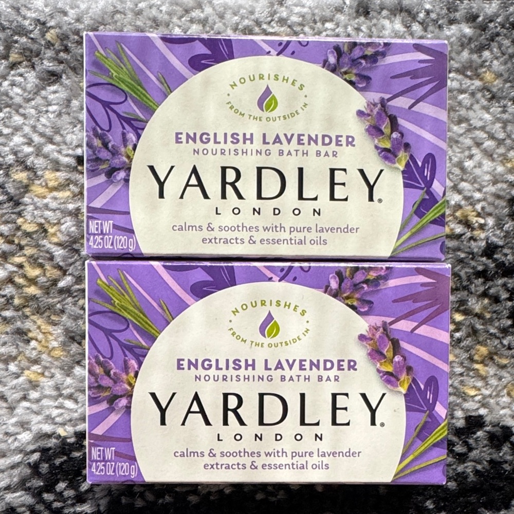 Yardley English Lavender Luxury Bath Bar Set NEW 🏷️